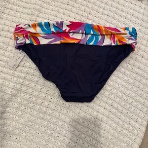 Anne Cole Blue and Pink Bikini Swimwear